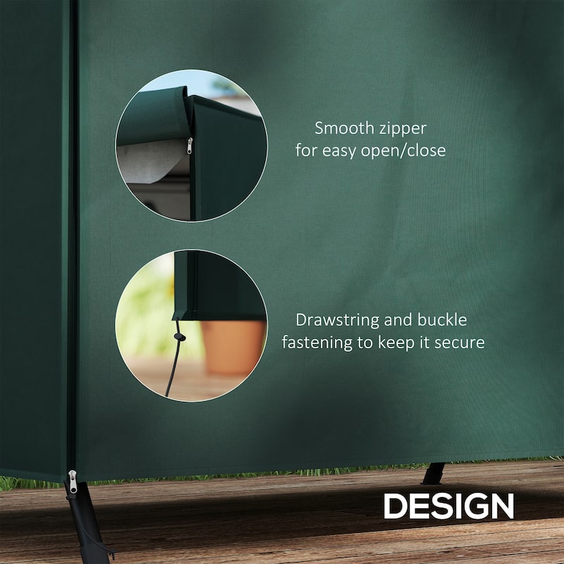 Outsunny Large Outdoor Swing Chair Cover for your Garden & Patio Furniture, Protects Against the Wind, UV Rays, & Water