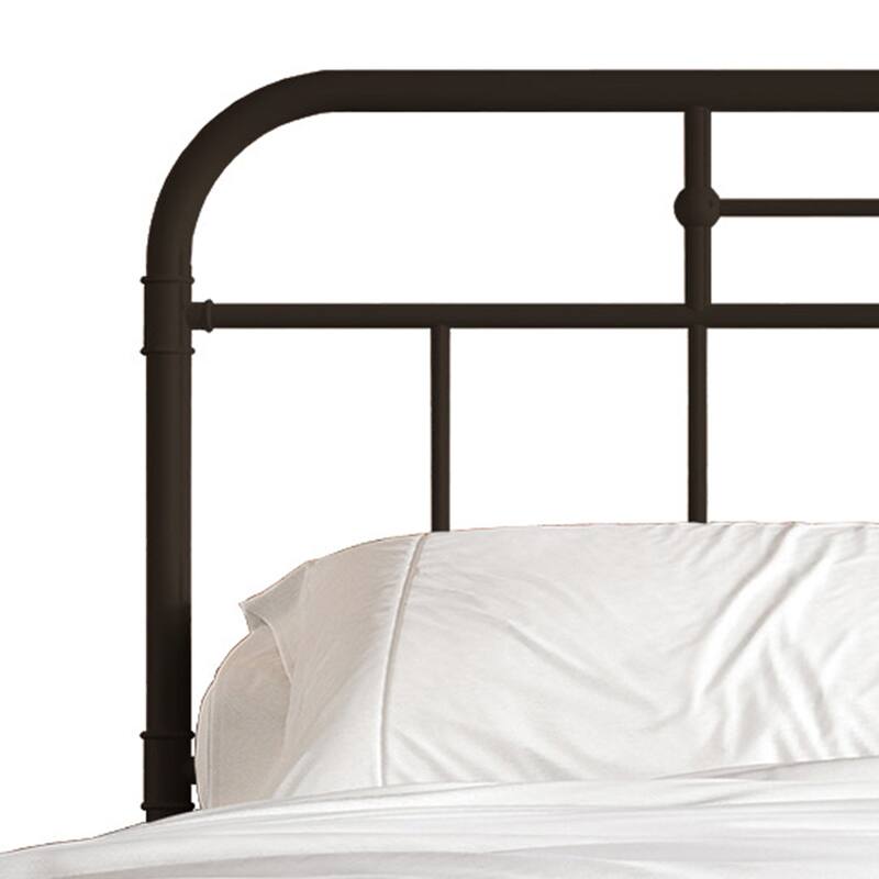 CraftPorch Minimalist Curved Edge Metal Platform Bed