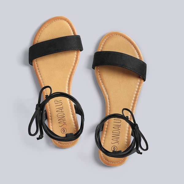 womens sandals tie up