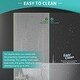 preview thumbnail 6 of 8, i-Homare 35 in. W x 55 in. H Frameless Tempered Glass Tub Door
