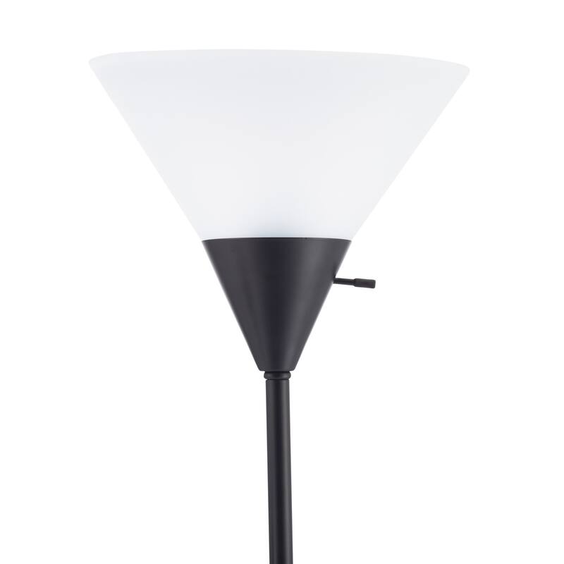 71.3" Tall Standing LED Floor Lamp with Shade - Adjustable Brightness