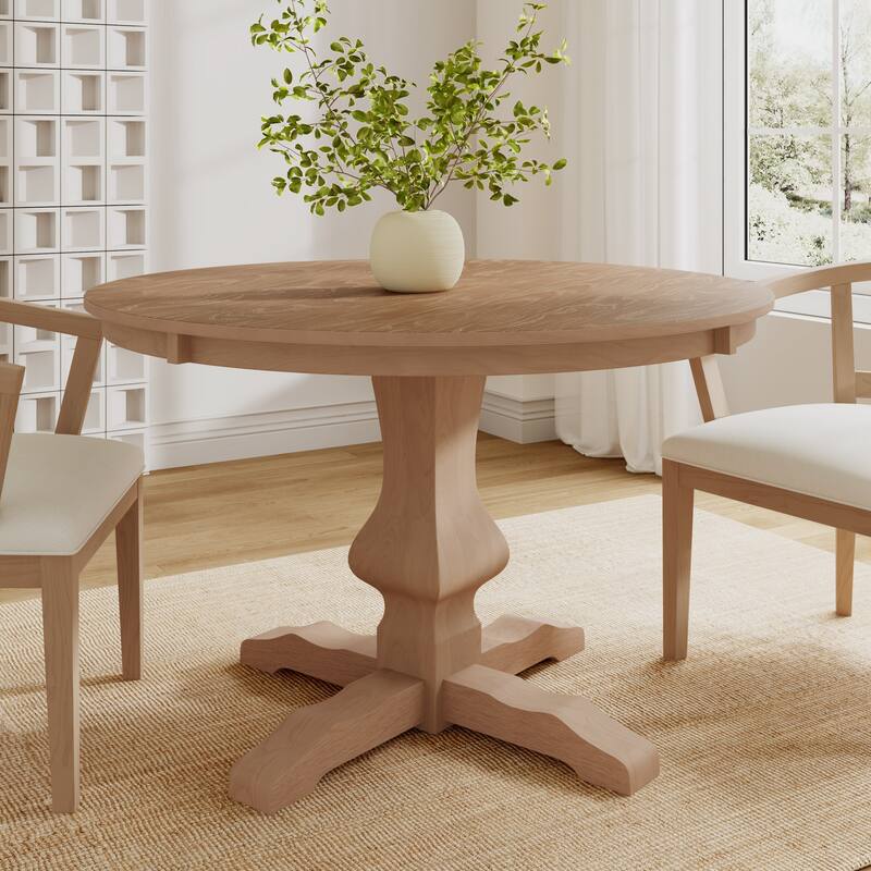 Alamosa Circular Dining Table by Christopher Knight Home - Light Natural