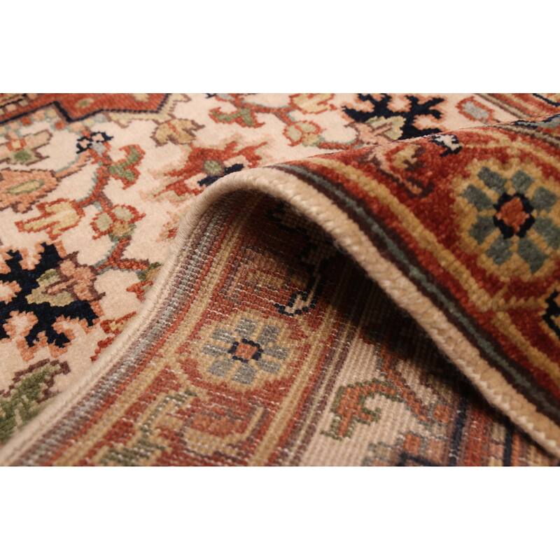 ECARPETGALLERY Hand-knotted Jules Sultane Cream Wool Rug - 2'6 x 9'11