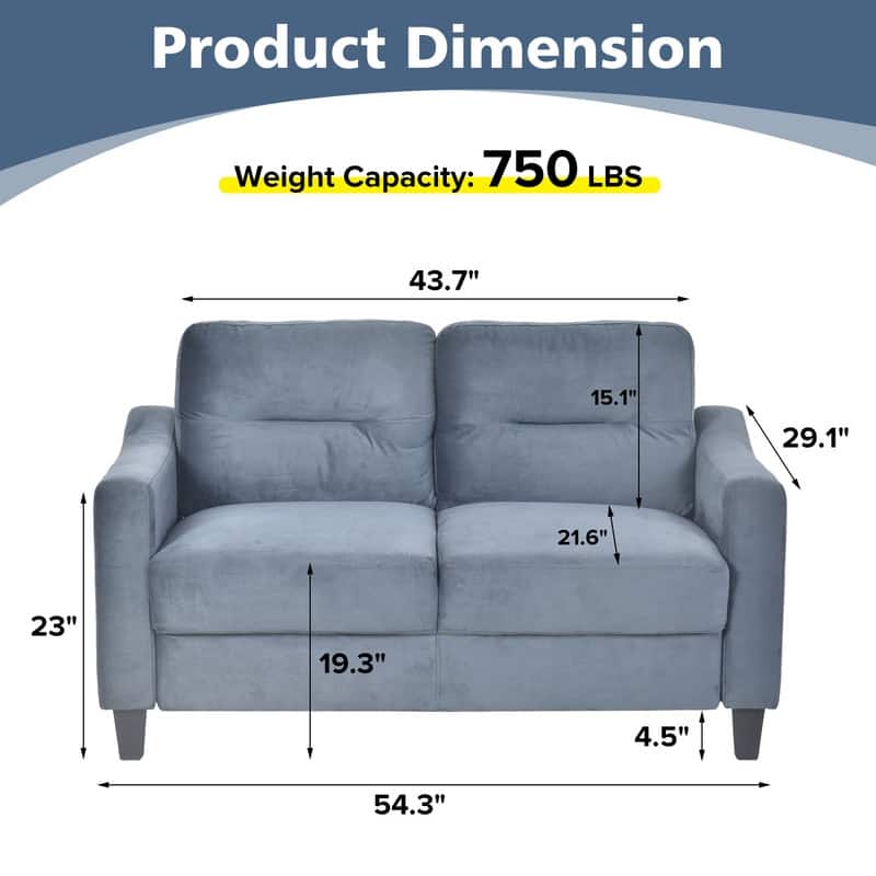 Modular Velvet Couch Comfortable Sectional Sofa with Detachable Design