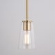 preview thumbnail 2 of 8, Vaxcel Lighting P0396 Beverly 5" Wide Mini Pendant