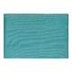 preview thumbnail 1 of 0, Chambray Ribbed Placemat (Teal) - Set of 12