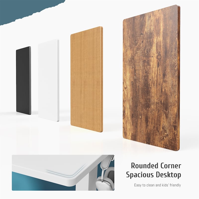 Standing Desk Adjustable Height, Electric Sit Stand up Desk for Home Office, Modern Rising Work Table for Computer,Workstation