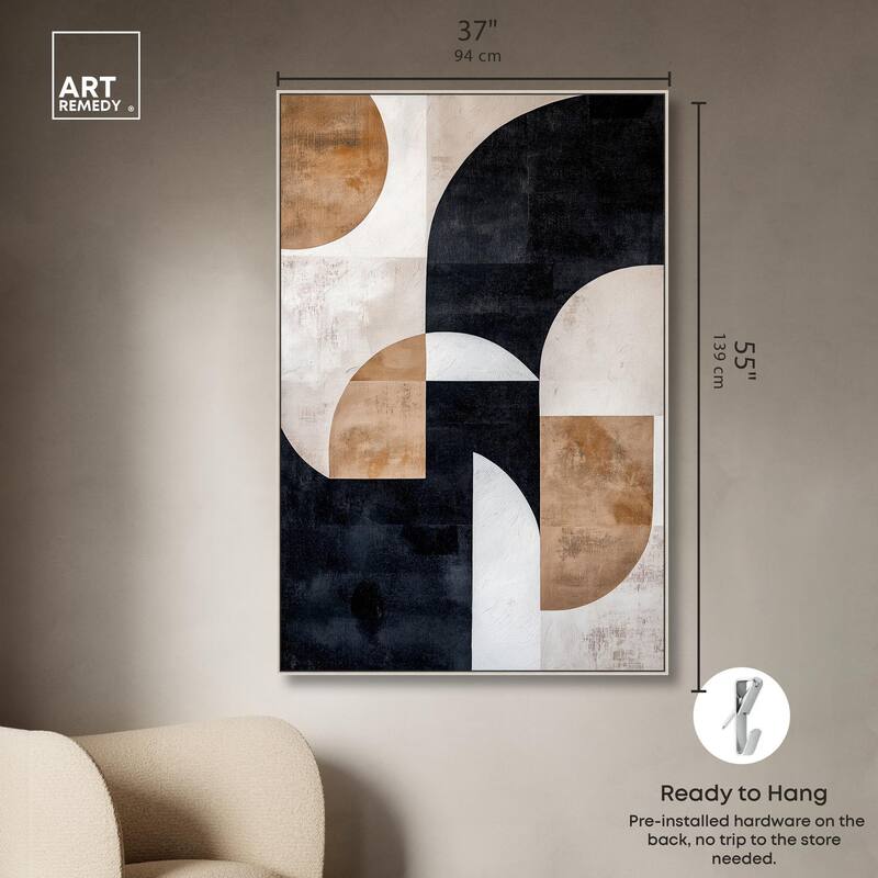Arching Forms II Canvas by Art Remedy