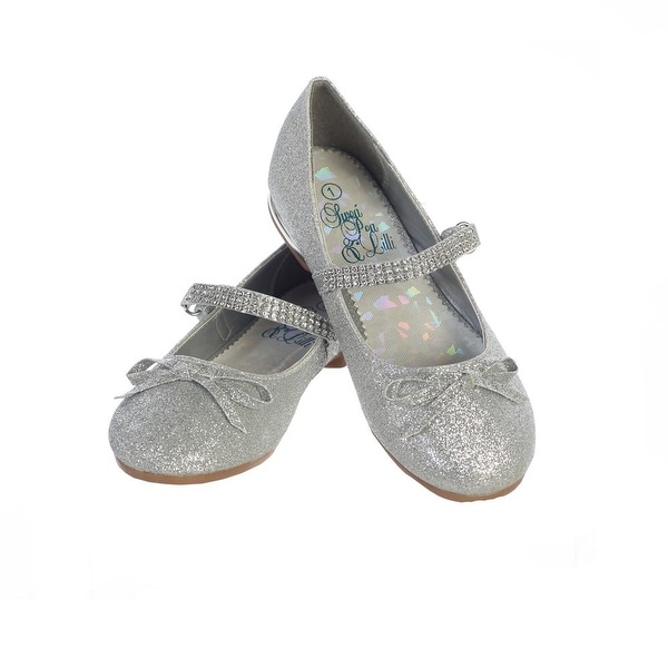 baby girl silver dress shoes