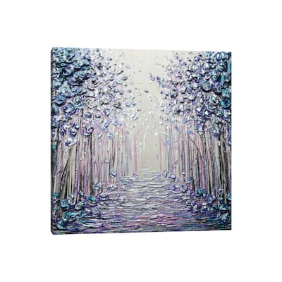 iCanvas "Loving You - Blue Purple Pink" by Nada Khatib Canvas Print