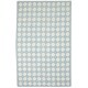 preview thumbnail 1 of 7, One of a Kind Hand-Tufted Modern & Contemporary 5' x 8' Dots Wool Blue Rug - 5'0"x7'11"