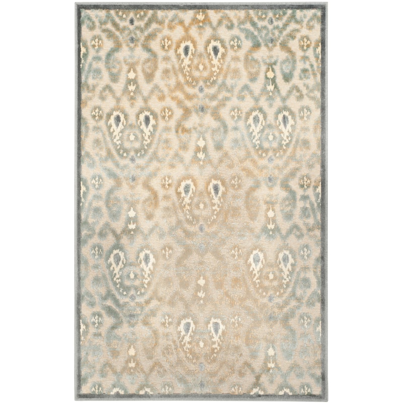 SAFAVIEH Paradise Dot Modern Viscose Rug - 2'7" x 4' - Grey/Multi