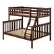 preview thumbnail 24 of 26, Now Furniture Twin Over Full Bunk Bed with Angled Ladder