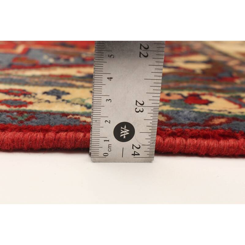 ECARPETGALLERY Hand-knotted Anadol Red Wool Rug - 3'5 x 9'7