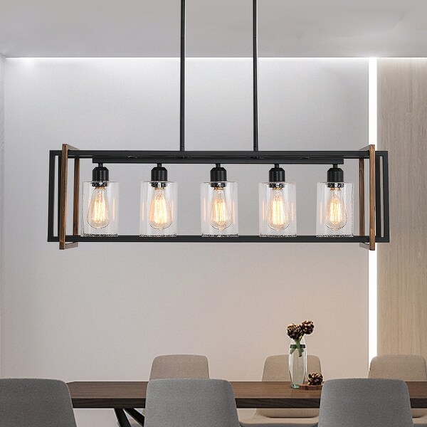 Metal frame pendant light top