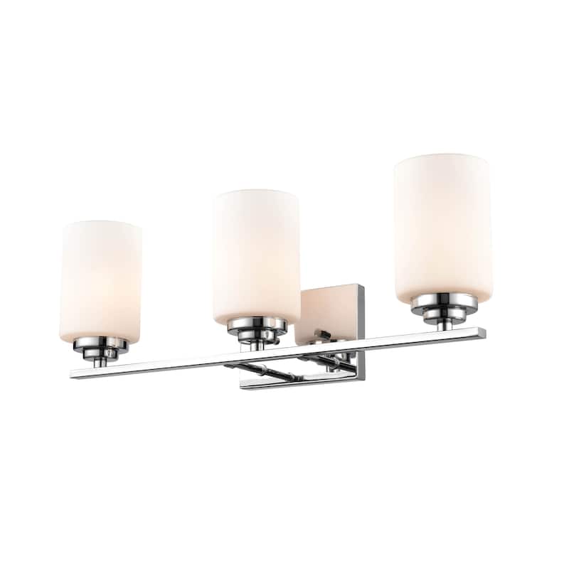 Millennium Lighting Durham 3 Light Bathroom Vanity Light with Frost Glass Shades