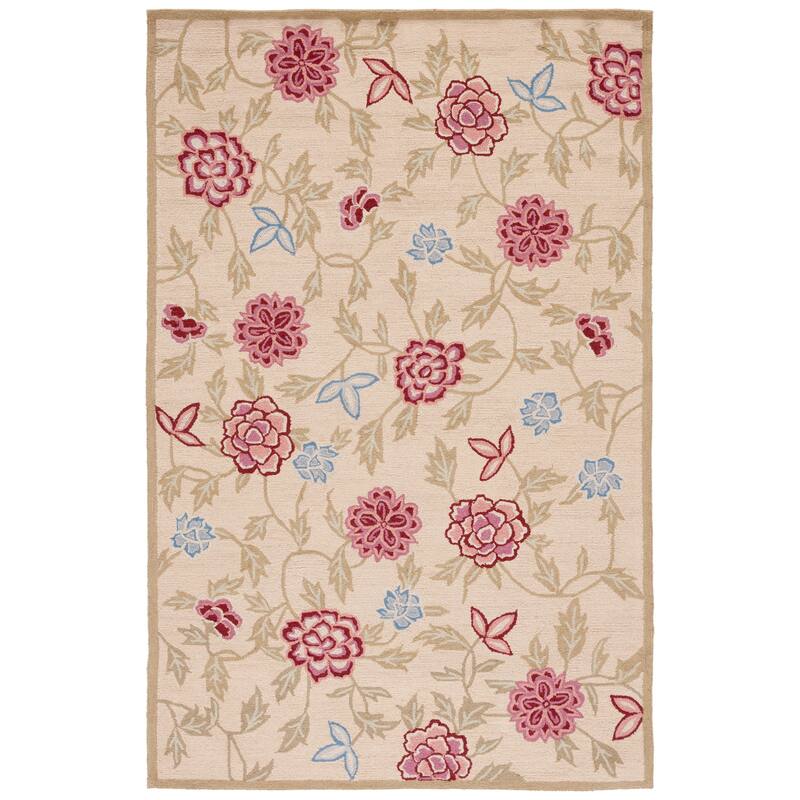 SAFAVIEH Handmade Chelsea Marjaana French Country Wool Rug
