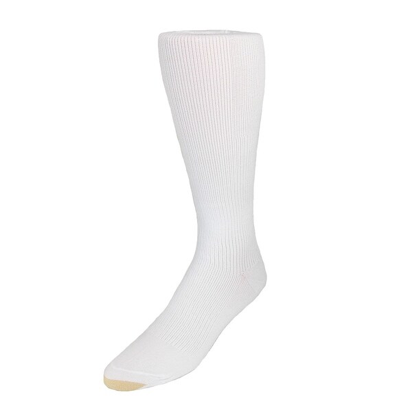 Men/'s Support Plus Firm Compression Support Brown Dress Socks