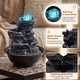 preview thumbnail 42 of 63, Costway Tabletop Water Fountain with Rolling Crystal Ball,