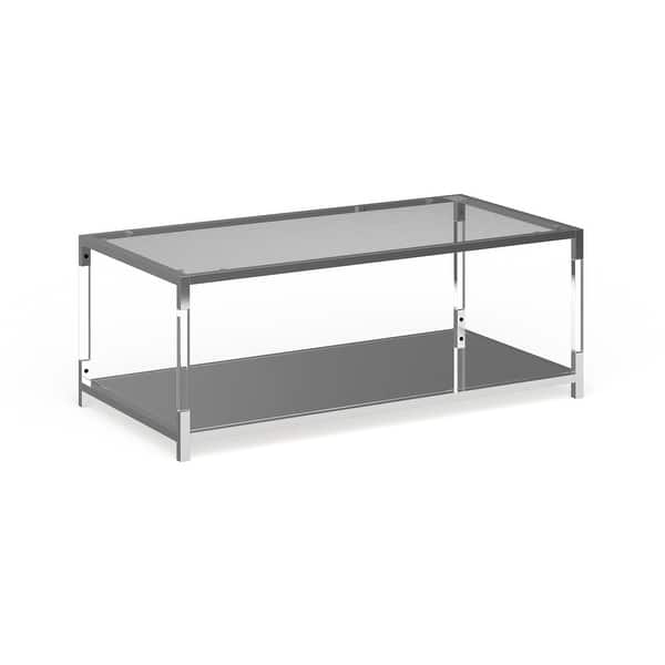 Furniture Of America Fald Contemporary Chrome Metal Coffee Table On Sale Overstock 20300787 Try our free drive up service, available only in the target app. furniture of america