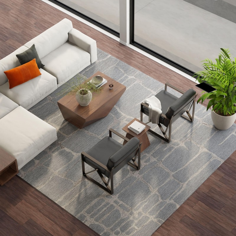 Alora Decor Weston Hand-tufted Abstract Wool Rug