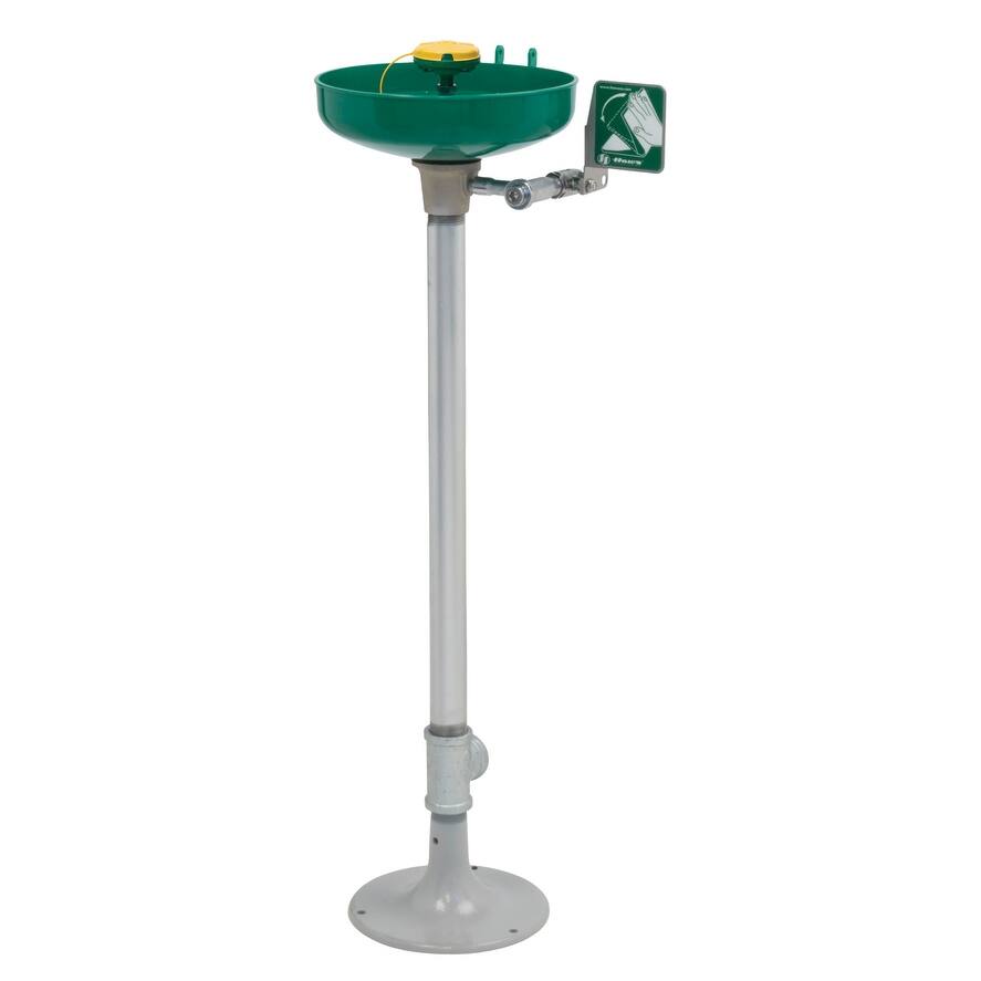 Haws Pedestal mounted, plastic bowl eye/face wash with AXION MSR�
