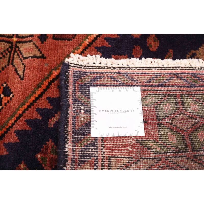 ECARPETGALLERY Hand-knotted Andelz Dark Red Wool Rug - 4'8 x 7'7