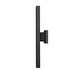 preview thumbnail 5 of 6, Edge 2 Light Outdoor Wall Sconce - Black
