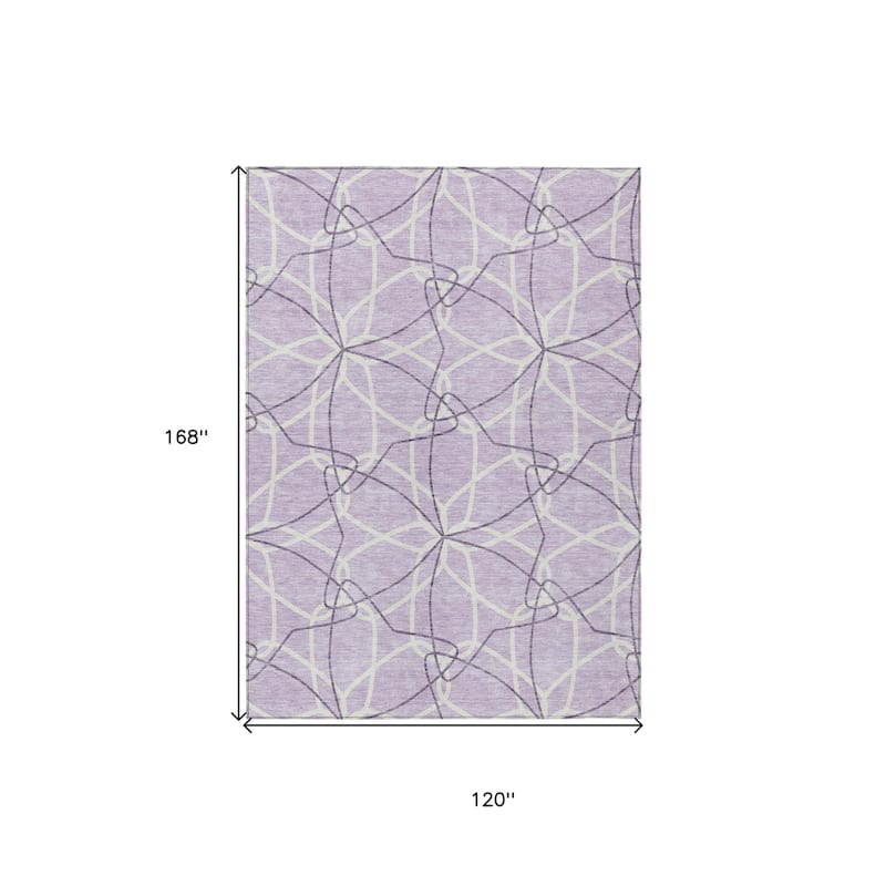 HomeRoots Geometric Modern Rectangle Outdoor Rug