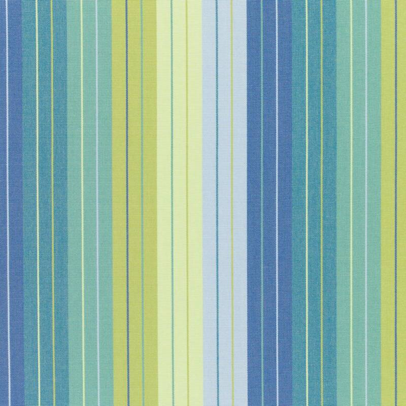 Sunbrella 16-inch Square Striped Outdoor Throw Pillow