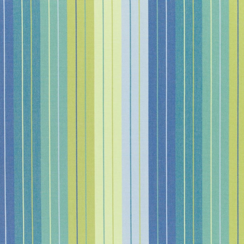 Sunbrella Stripe Fabric 1-Piece Indoor/Outdoor Lumbar Pillow, 22"W x 9"L, Maxim Classic - 22"W x 9"L