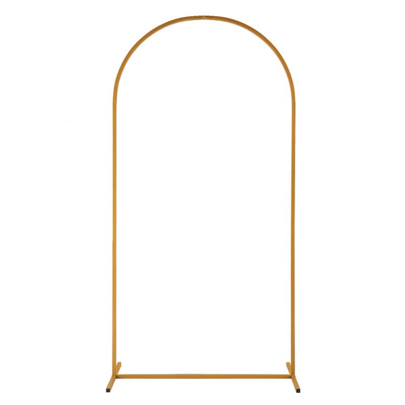 78.74''H Outdoor Iron Gold Wedding Arch