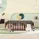 preview thumbnail 2 of 4, Full Size Wood Daybed Frame with Fence, Walnut