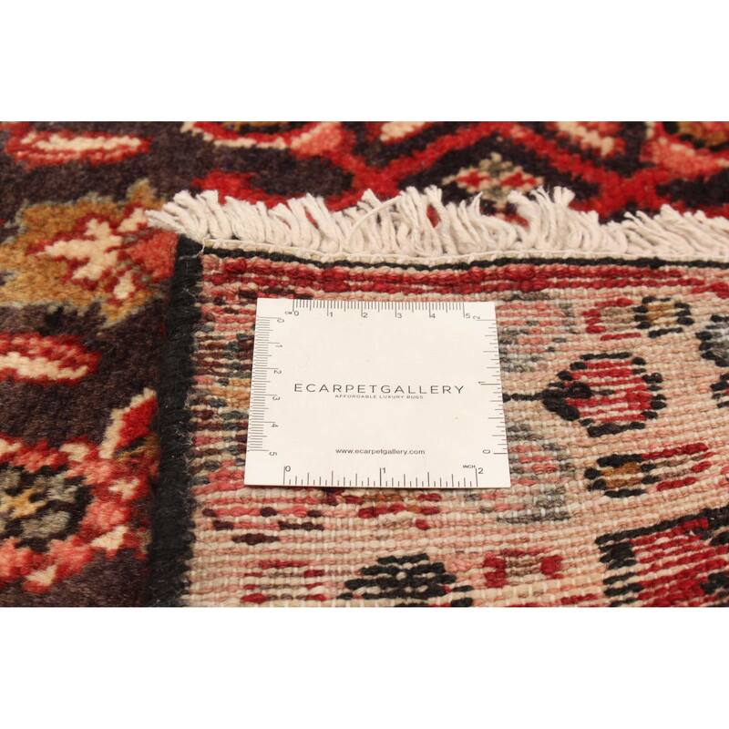 ECARPETGALLERY Hand-knotted Andelz Black Wool Rug - 3'1 x 9'4