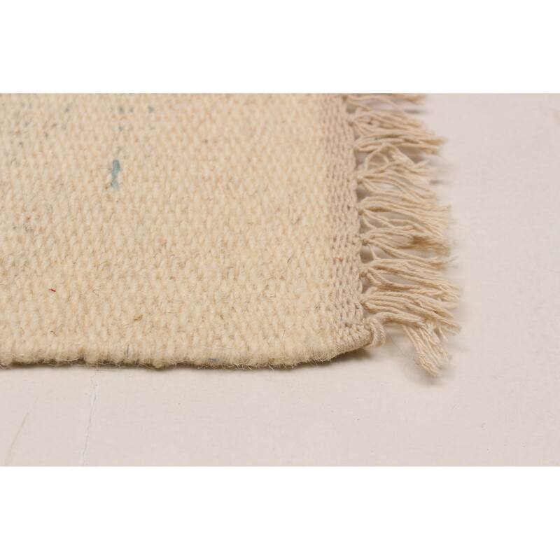 Ankara Cream Kilim 5'2" x 7'6" - 5'2 x 7'6