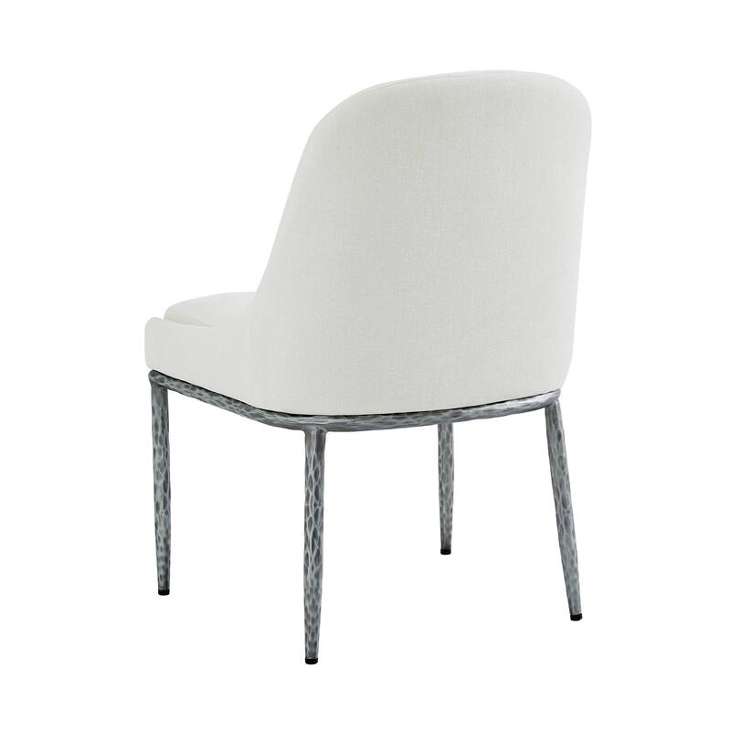 Christopher Knight Home - 7-Piece Industrial Metal Top Dining Set with Upholstered Chairs