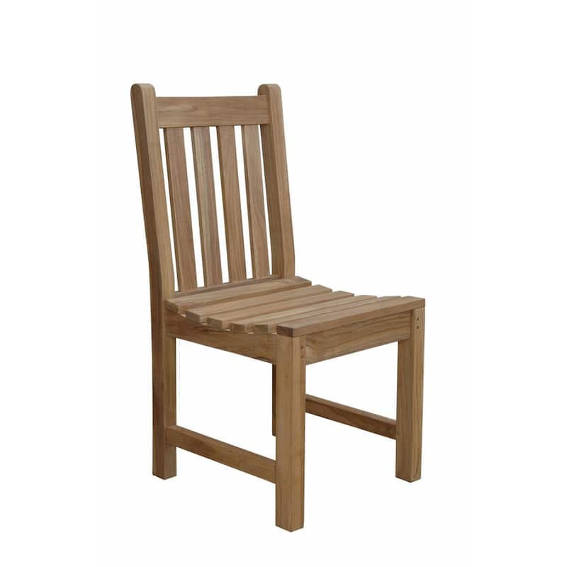 Braxton Teak Outdoor Dining Chair - N/A - No Cushion