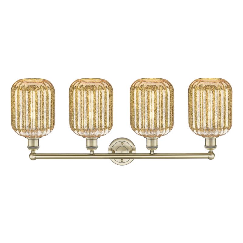 Innovations Lighting Endless Possibilities Edison - Preston - 4 Light 34" Jar Shade Bath Vanity Light