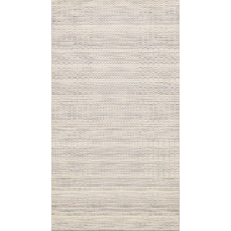 Geometric Modern Moroccan Oriental Wool Area Rug Hand-knotted - 4'8" x 7'7"