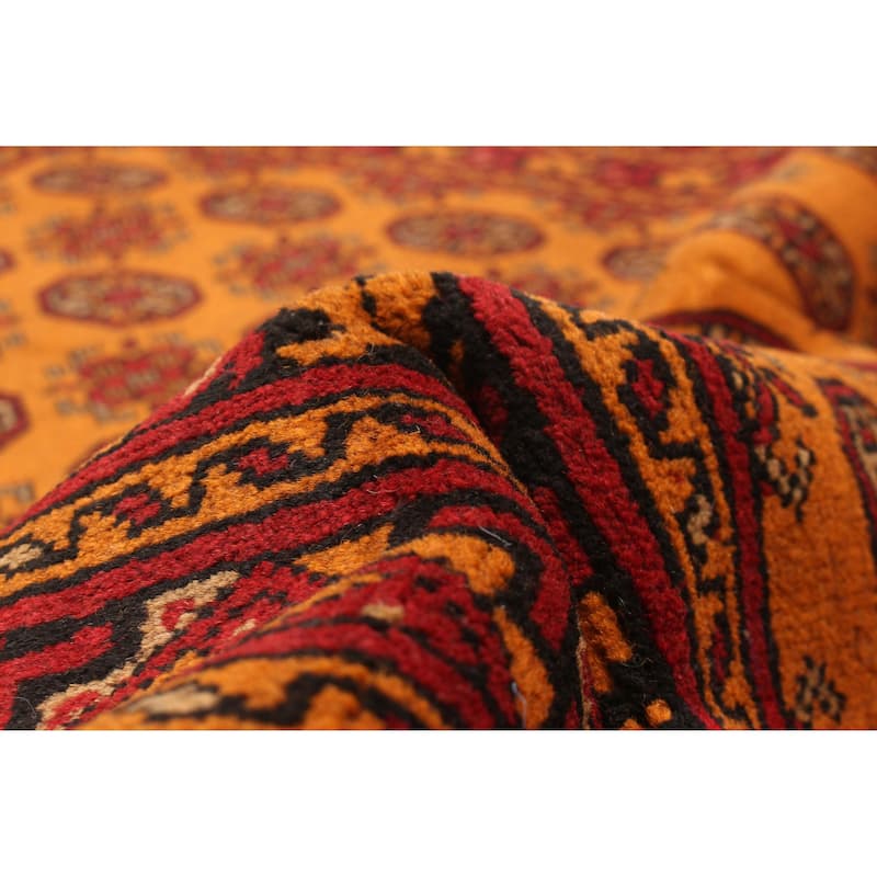 ECARPETGALLERY Hand-knotted Uzbek Kargahi Brown Wool Rug - 5'2 x 7'10