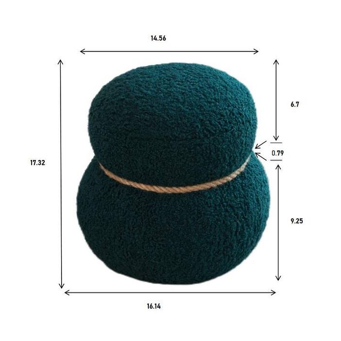 snowman stool, seat body width 14.56 inches, round belly, playful cute, suitable for any space