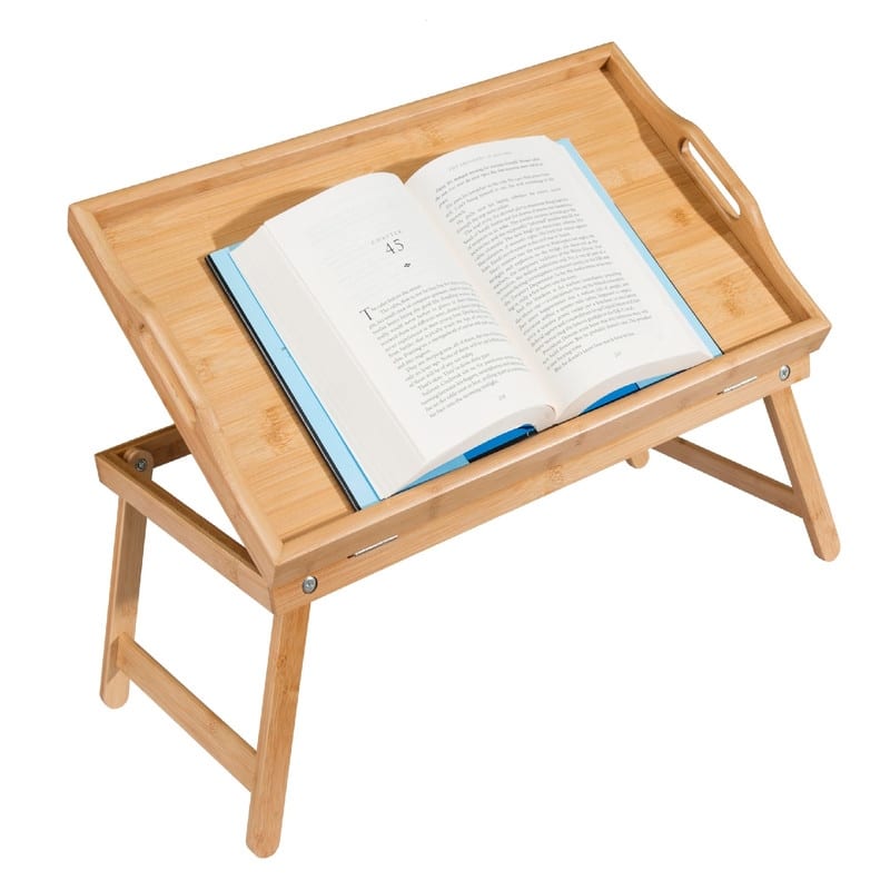 Bamboo Bed and Lap Tray - Tan