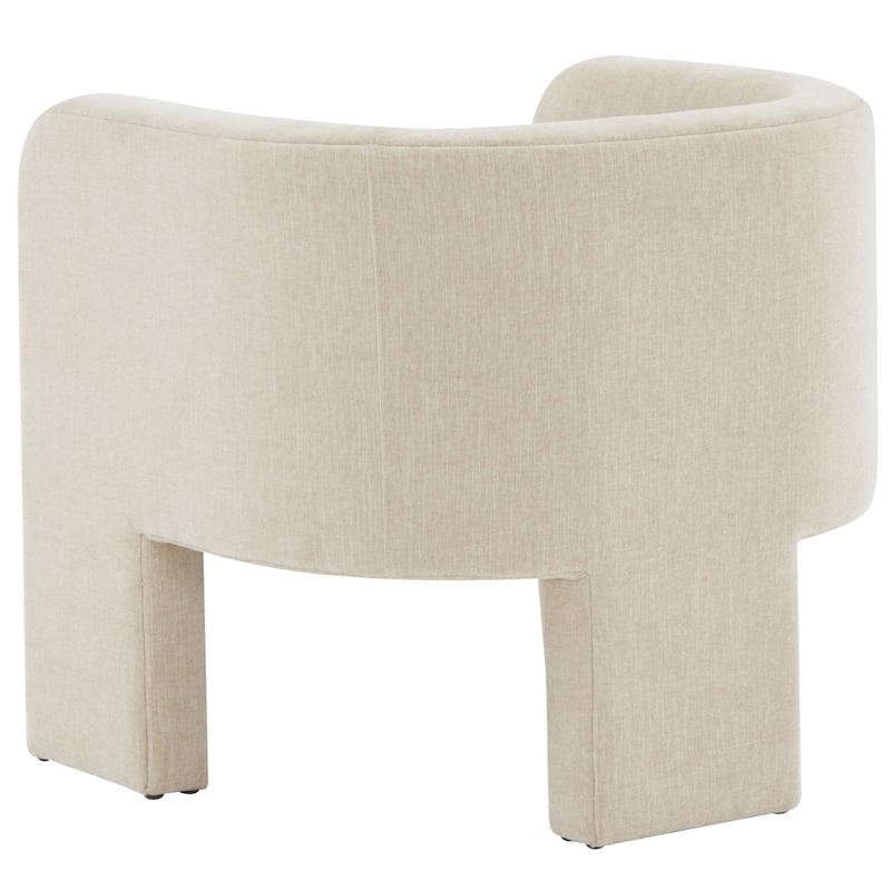 SAFAVIEH Couture Sammie 3-Leg Boucle Accent Chair - 30 in. W x 30 in. D x 29 in. H