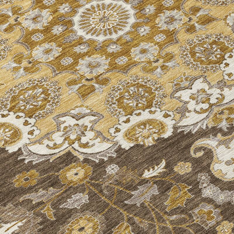 Machine Washable Indoor/ Outdoor Global Eckley Chantille Rug