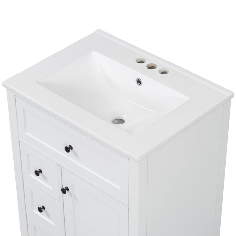 Modern Bathroom Vanity with Abundant Storage and Sturdy Construction