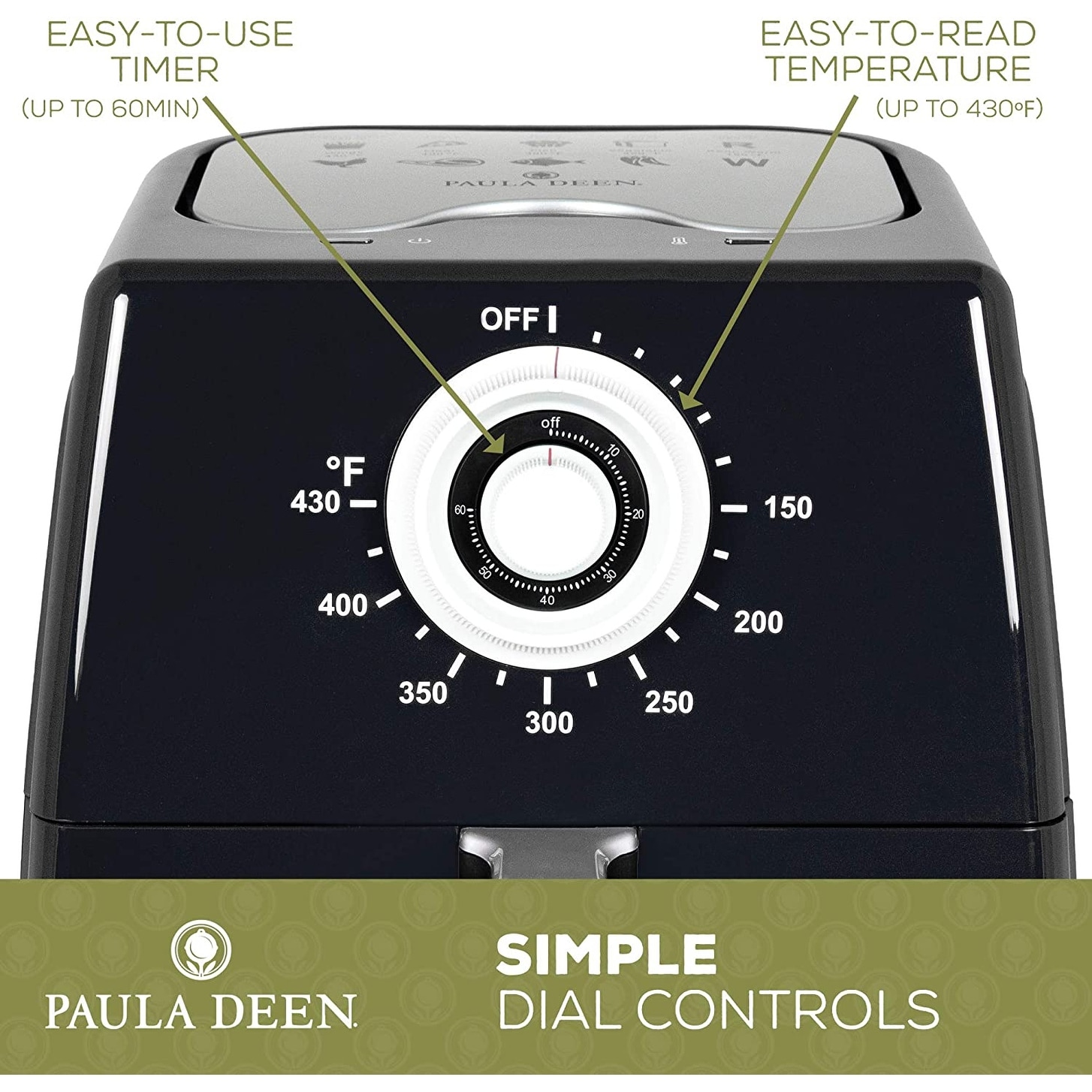 Paula deen 8.5 quart air fryer outlet