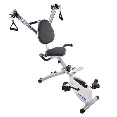 Stamina Products Strength System Stationary Magnetic Fitness Exercise Bike - 48 x 29.5 x 52.5 inches