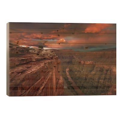 Redemption Print On Wood by Chris Moore - Multi-Color