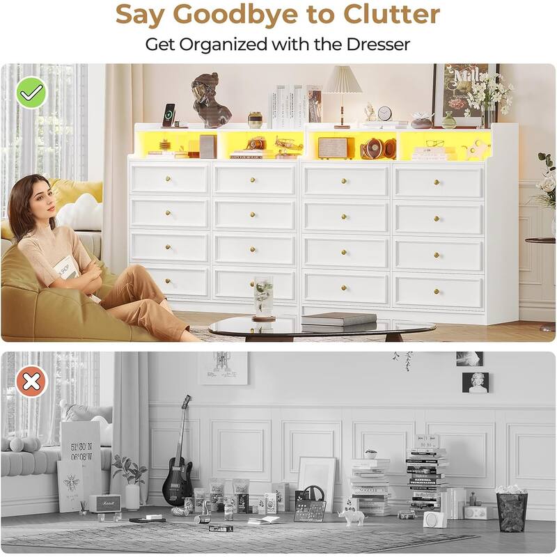 Dresser for Bedroom Dressers & Chests of Drawers Storage Organizer