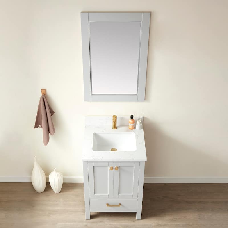 Miseno MV785024 Shannon 24" Free Standing Single Basin Vanity Set with